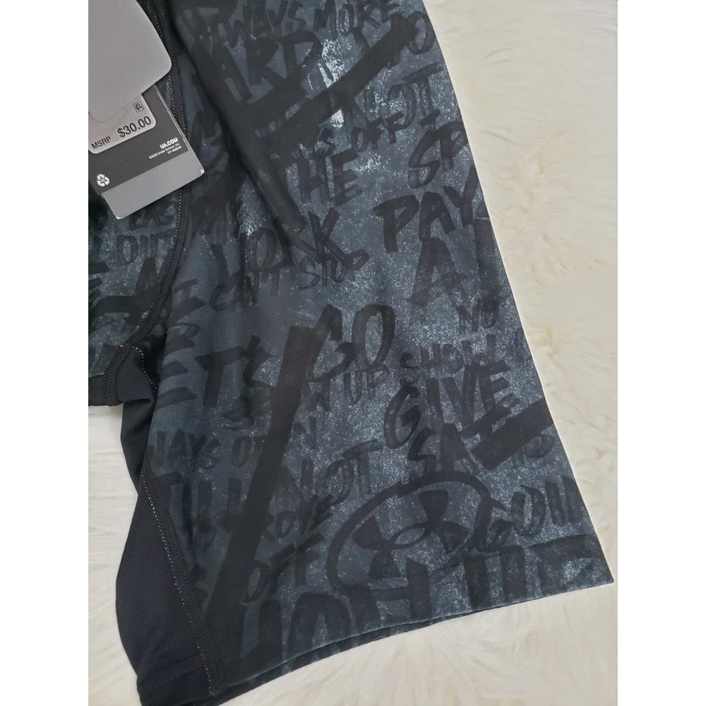 NEW Under Armour‎ Youth Boys XL Black Alter Ego Heatgear Fitted Stretch Shorts